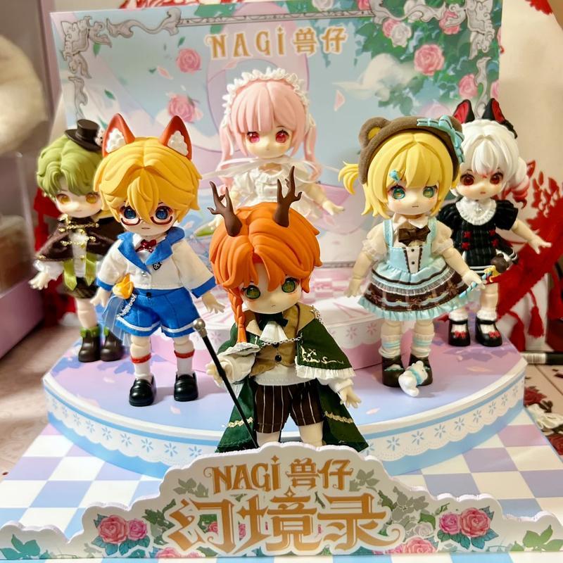 Nagi Mirage Record Series Bjd Blind Box Mystery Trend Toys Cute Action Anime Figure Christmas Gift Desktop Ornament V5 1/12 Random Trendy Surprise