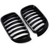 Car Front Sport Kidney Grill Grille Matte Glossy For BMW X3 F25 X4 F26 14-17 Single Line Slat Replacement Racing Bumper Grills