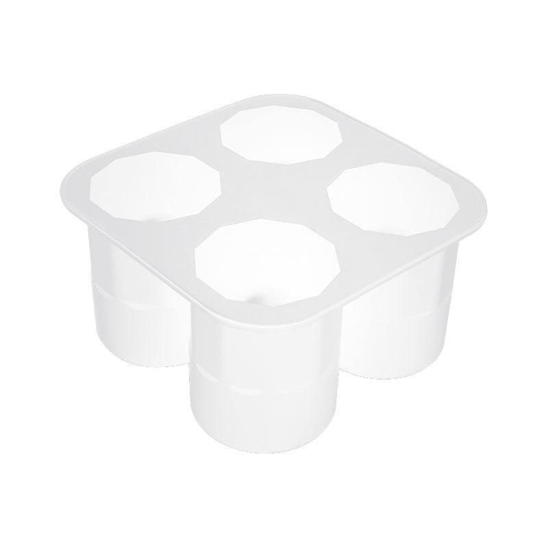Creative four-hole ice cup ice grid DIY ice making mold food grade silicone ice cup ice grid ice cube mold