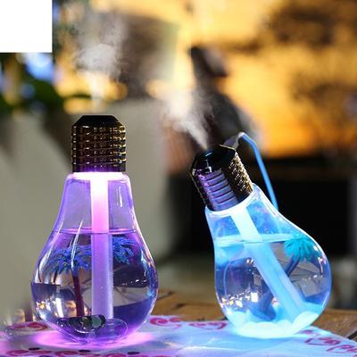 Fashion Electronic Equipment Home Mute Essential Diffuser Humidifier Oil Mist Maker Air LED Bulb Night Light