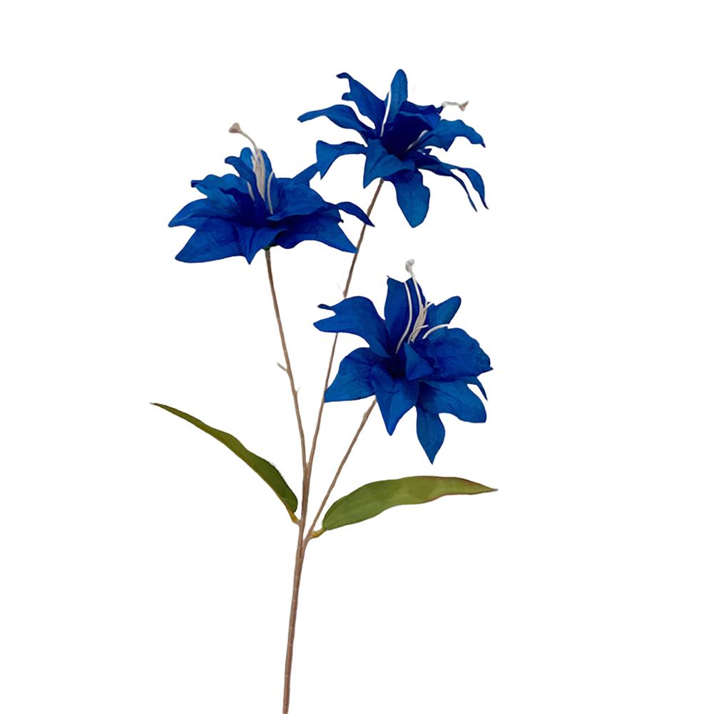 Artificial Flowers Small Lily Decoration Elegant Simulation Plants