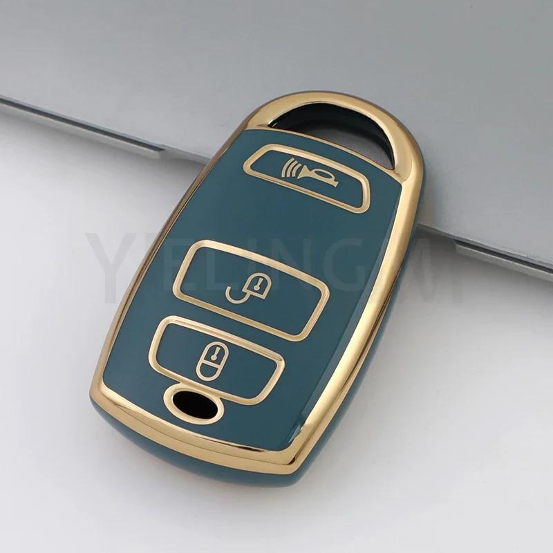 Car Remote Key Shell Fob For Kia Grand Carnival Sedona Tpu Holder Car Key Case Cover Keychain Protector Accessories