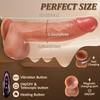 4 In 1 Thrusting Dildo Vibrator 9 Inch with Rotating,Heating,10 Thrust & 10 Vibrating Modes G-spot Dildos for Vagina and Anal Stimulation Sex Toys