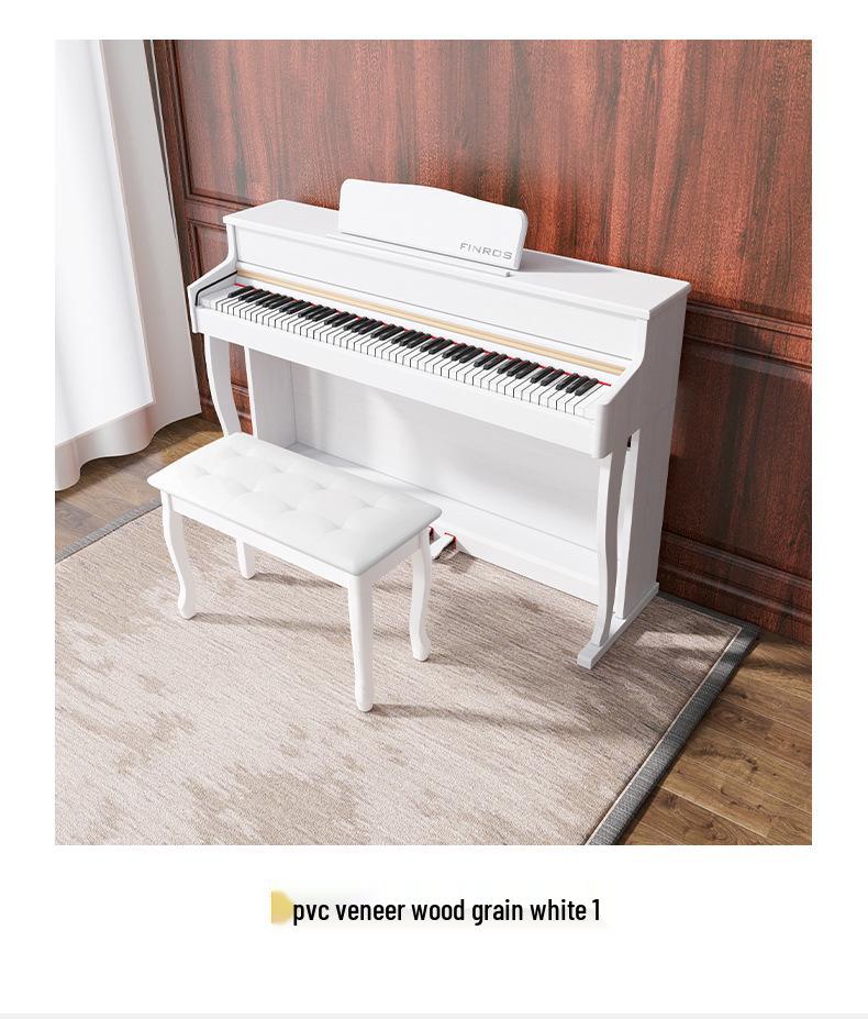 88-Key Upright Weighted Hammer Electric Smart Piano for Professional and Children's Use