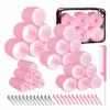 50Pcs 4 Sizes Rollers Self-Grip Hair Rollers Set Heatless DIY Heatless Hair Curlers Reusable Hair Partition Clip