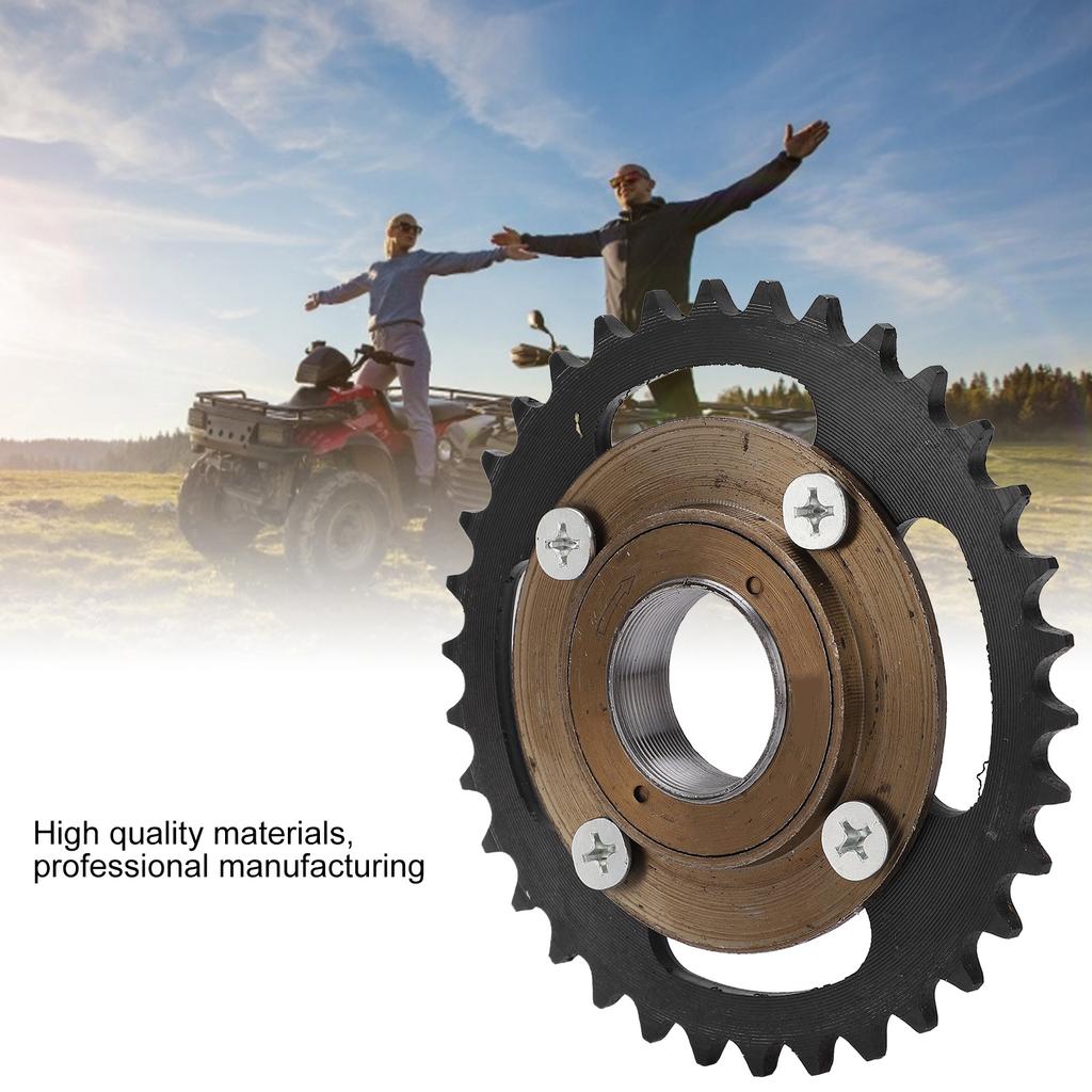 Electric Tricycle Chainring 420 34T Chain Sprocket Toothless Flywheel for ATV Go?kart