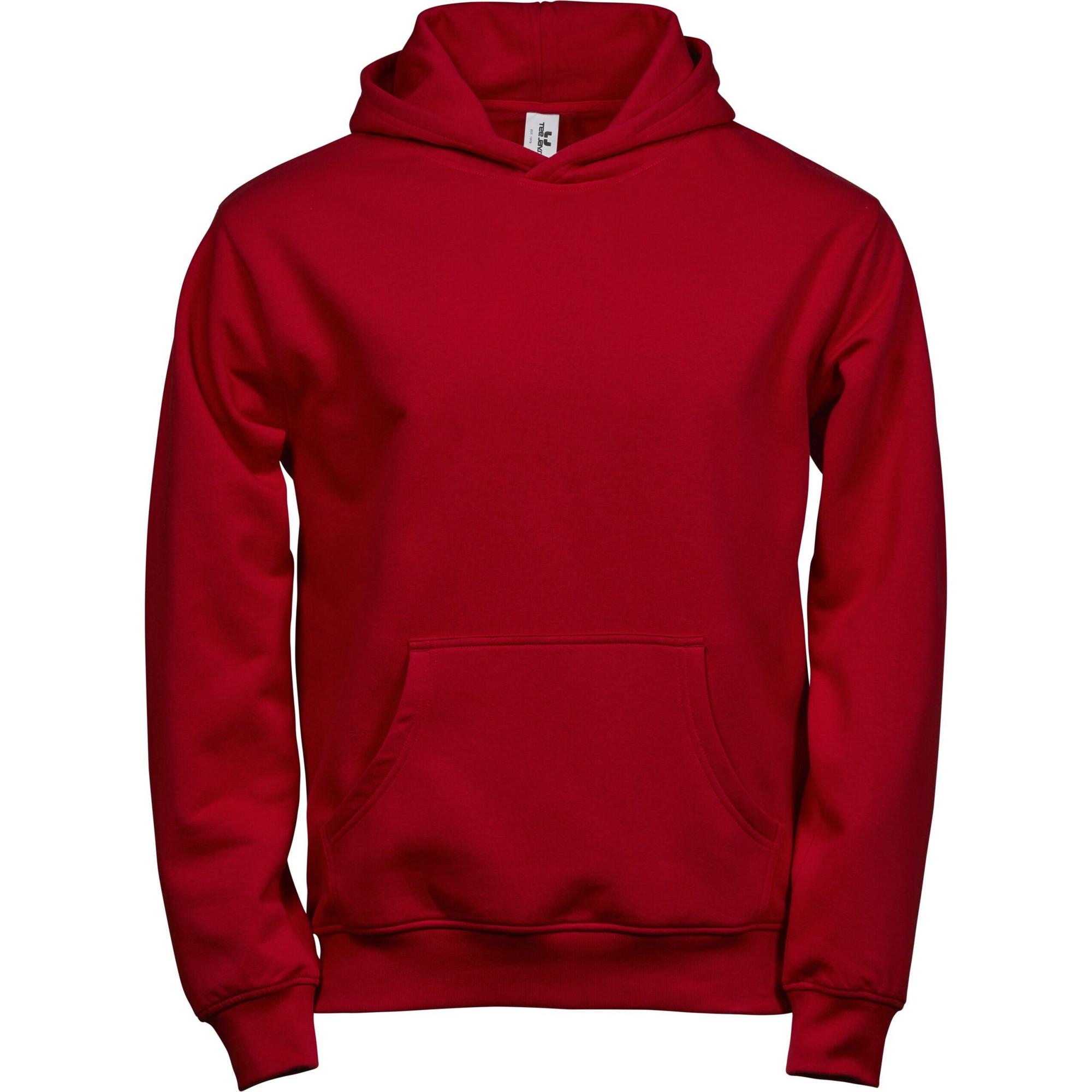 Tee Jays Childrens/Kids Power Hoodie 8-10 Years rouge
