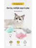 Silicone Fish Kitten Teaser & Slow Feeder Toy for Cats