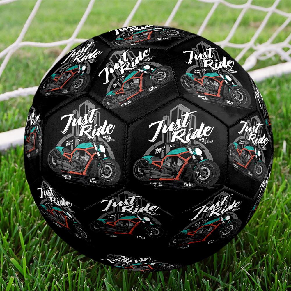 Off Road Motorcycles Theme Size 5 Soccer Ball, Suitable for Both Indoor and Outdoor Matches, a Gift Suitable for Everyone.