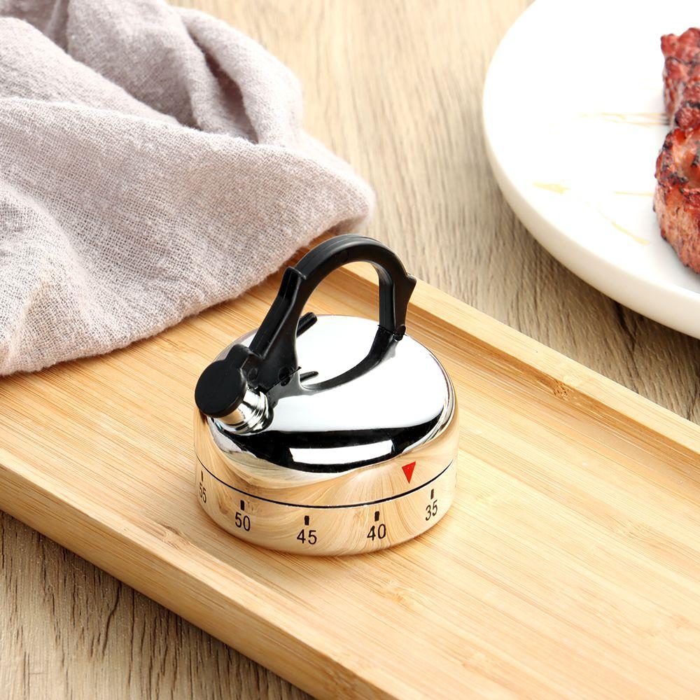 Mechanical Teapot Shaped Baking Assistant Kitchen Timer Kitchen Tool Counting Tools Timer Clock