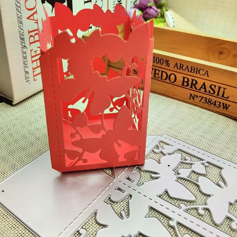 3D Carbon Steel Embossing Cutting Dies Hollow Butterfly Lantern  for DIY Scrapbooking Card Album Embossing Crafts Die Cut