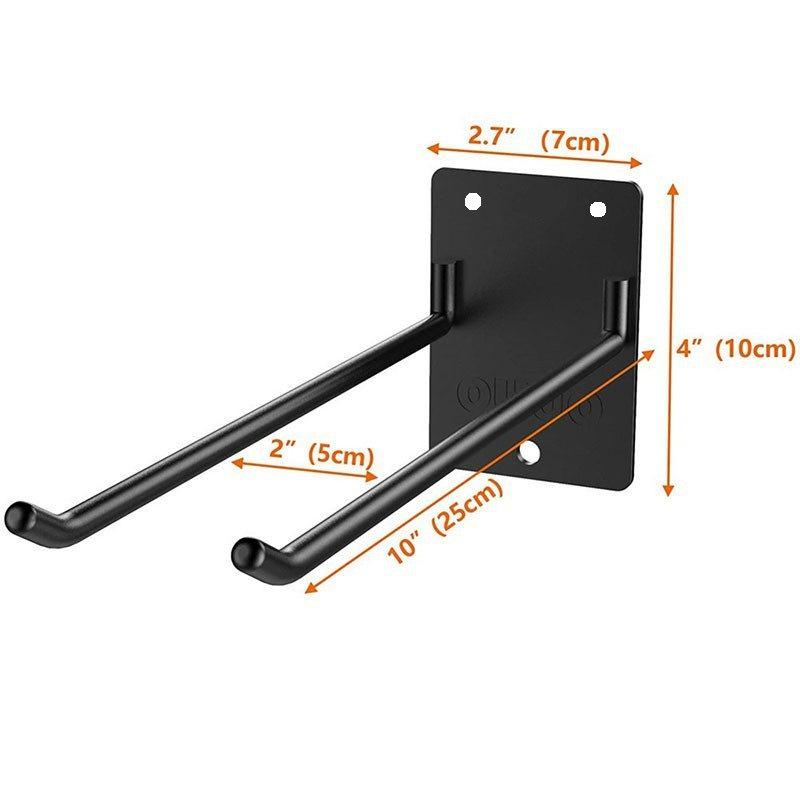 Wall-Mounted Minimalist Storage Rack with Shovel, Broom, and Spade Holders