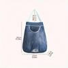 Wall-Mounted Mesh Garbage Bag Dispenser - Washable Plastic Bag Holder & Storage Organizer For Kitchen