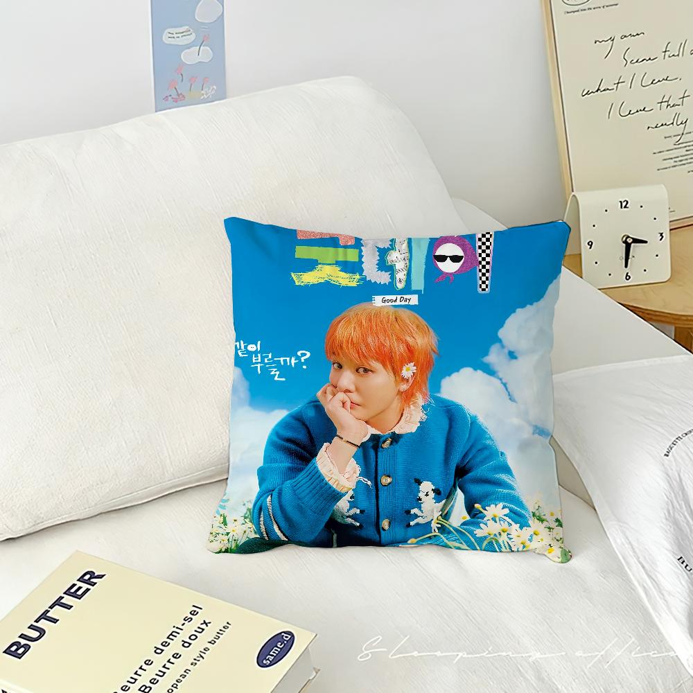 Hot Singer-G-Dragon-Drama cushion cover Sofa Living Room Bedroom Headboard Backrest Cushion Square Cushion Nap Time Pillow Case