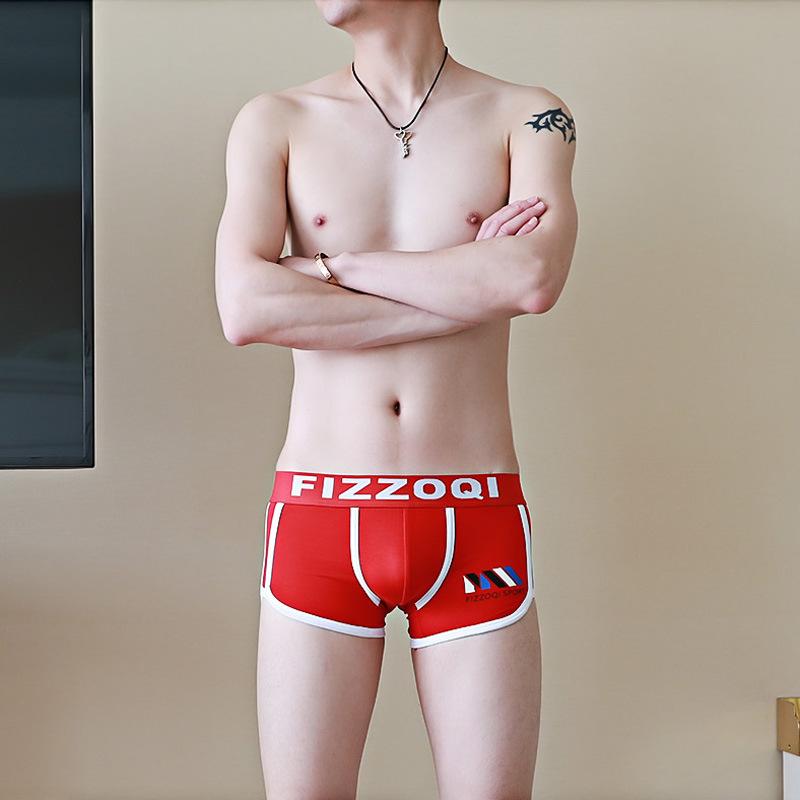 Underwear for Men Pure Cotton Boxer Shorts for Young Students Four Cornered Underwear for Men