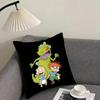 RRugrats Cartoon Cushion Cover Pillowcase Ultra Soft Skin Friendly Fabric Cloud Like Comfort Concealed Zipper