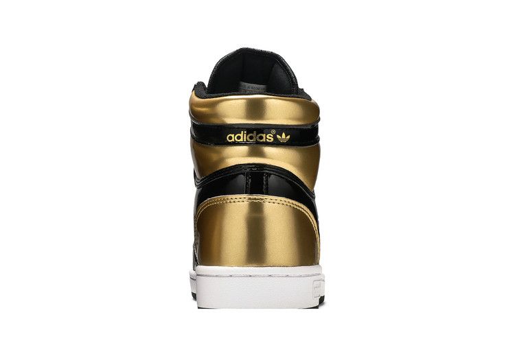 Men's Sneakers adidas Top Ten Black Gold Patent Black/Gold-White