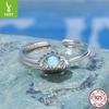 925 Sterling Silver Symphony Shell Open Ring Fashion Ocean Wind Ring Women'S Niche Premium Light Luxury