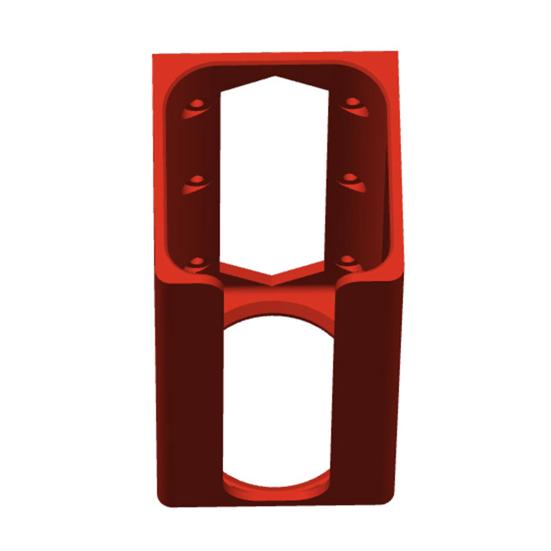 

Тримач для електродриля з гвинтами Міцний Організатор для інструментів у гаражі Кріплення Універсальна полиця для зберігання бездротових дрилів, надрукована на 3D-принтері 40mm C червоний