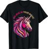 Believe In Your Magic Unicorn Design T-Shirt