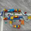 New Ocean Series Electric Magnetic Suction High-Speed Railway Track Cube Diy Non-Remote Rail Car Educational Toys Surprise Gifts