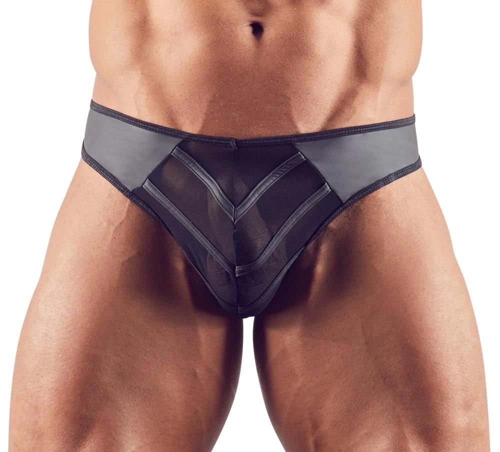 Svenjoyment - Sexy Black Men's Rio Thong With Matte Shine S