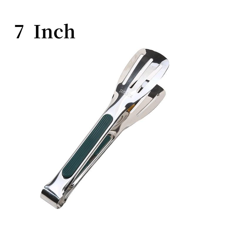 Stainless Steel Food Tongs Non Slip Meat Salad Clip Barbecue Grill Buffet Cooking Kitchen Tool Accessory