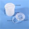 Resin Casting Mold Silicone Cosmetic Cup Jewelry Box Decoration Storage Epoxy Mold for Handmade Crafts Home Decoration