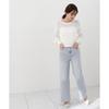 Proportion Body Dressing Sequin Mesh Knit Cream Yellow Women's Sweater,
