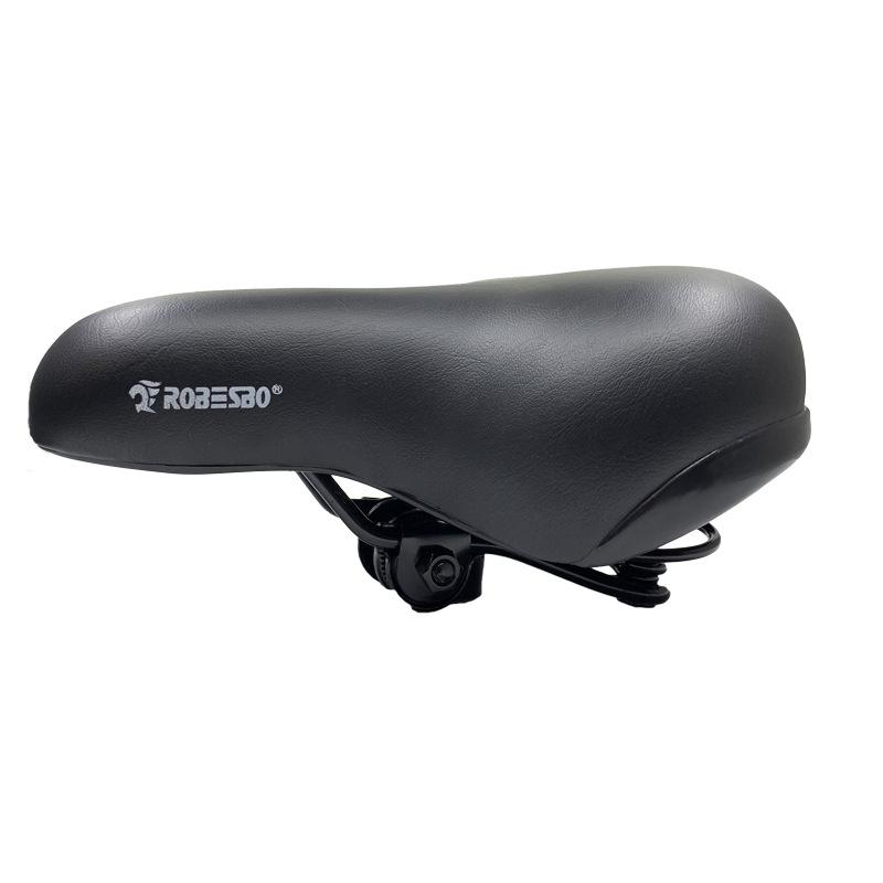 Auto Parts Decorate Gray Bicycle Seat Saddle Front Seat Cushion Seat Soft Seat Cushion Double Shock Spring Bicycle Seat Cushion