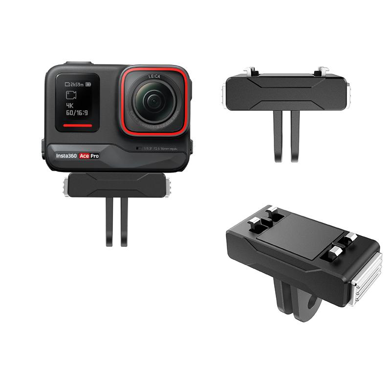 Magnetic Quick Release Base Bracket For Insta360 X5/Ace Pro/Ace Pro 2 Magnetic Adapter Riding Holder Sports Camera Accessory