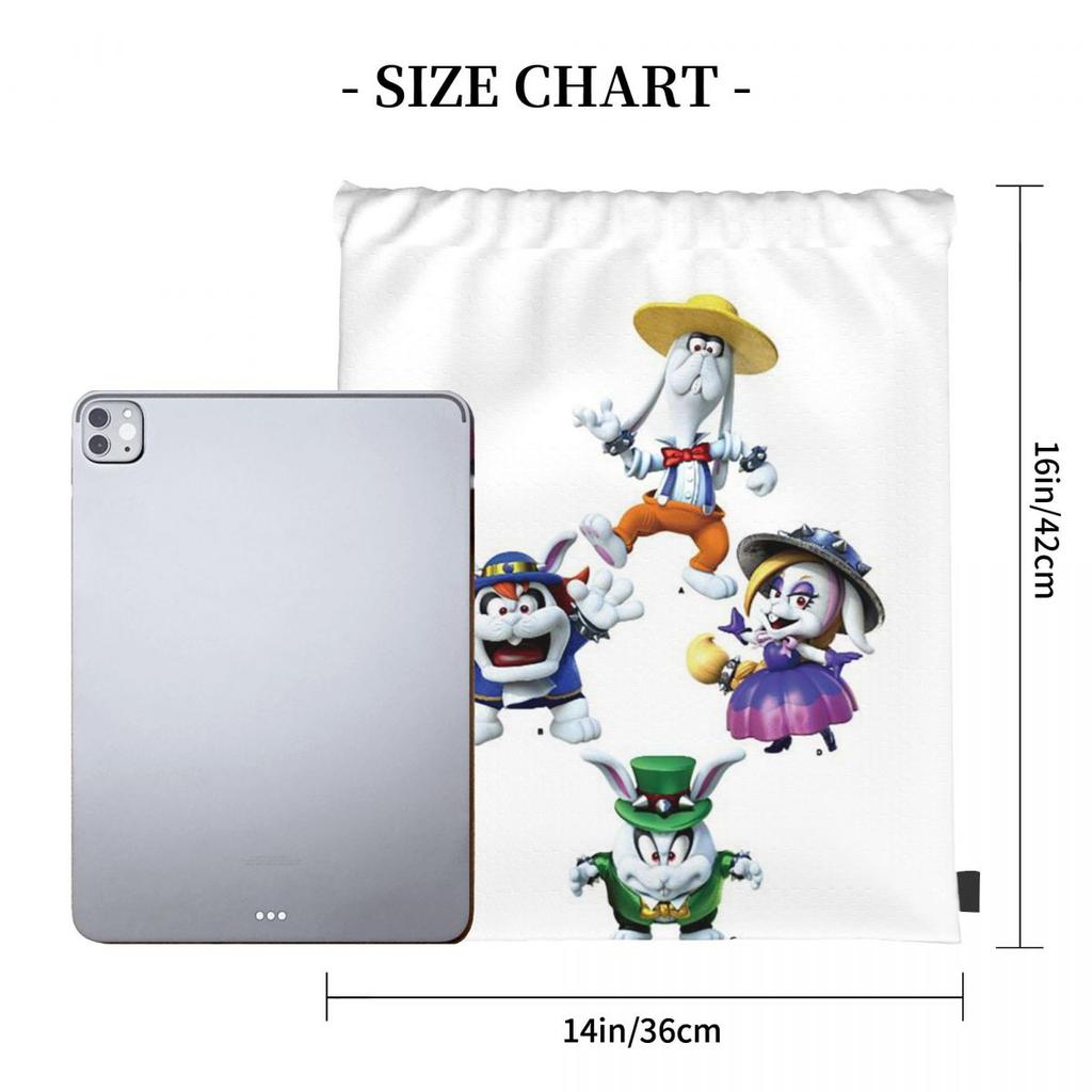 The Broodals Super Videogames Video Games Switch Backpacks Casual Drawstring Bags Sports Bag Book Bags for Man Woman Students