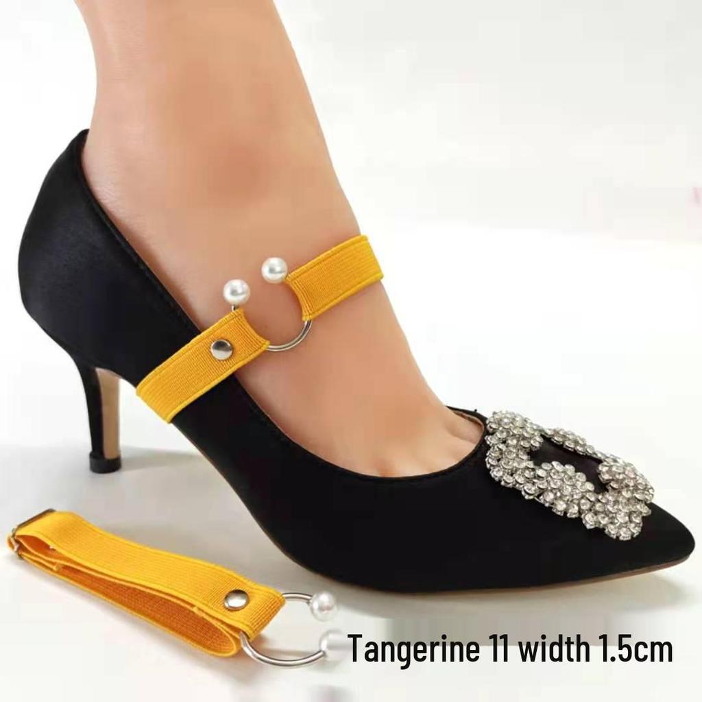 Lacets Ajustables à Boucle Perle Anti-Chute Élastiques pour Chaussures Surdimensionnées