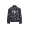 AW23 Paisley Pattern Plush Collar Long Sleeve Oversized Jacket Men Jackets Charcoal-Gray 2EAGNM3JK5111RXSH