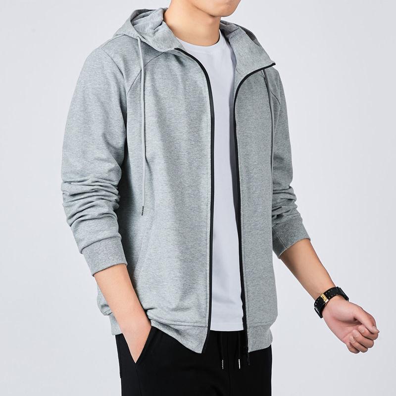 Мужской повседневный универсальный модный свободный худи Весна/Осень 2024 L