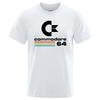 Loose Unisex Tshirts Summer Commodore 64 Print T Shirt C64 SID Amiga Retro Cool Design Street Short Sleeve Top Tee Cotton 62453