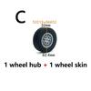 1Pcs Technical Tire & Wheel Hub Building Blocks Compatible with MOC Car Truck Parts