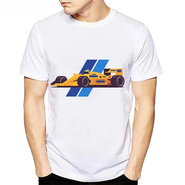 Slim Fit Weiß Fitness Freizeit Tops T-Shirt Homme Camisa All Ayrton Senna Sennacars Herren T-Shirt Fans Männlich Cool Sommer Tops neu