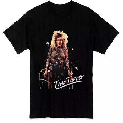 Tina Turner NOVÉ Tričko černé podpis Unisex S až 5XL 3F203 Unisex Tričko
