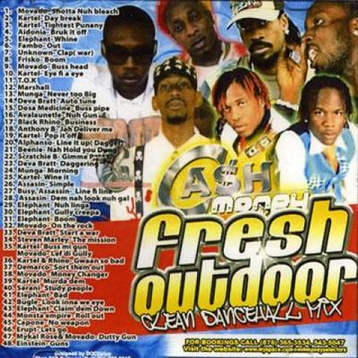 Mix CD CASH MONEY - Fresh Outdoor: Clean Dancehall Mix DAN069 Blank Mix CD-R Japan Reggae, Ska & Dub