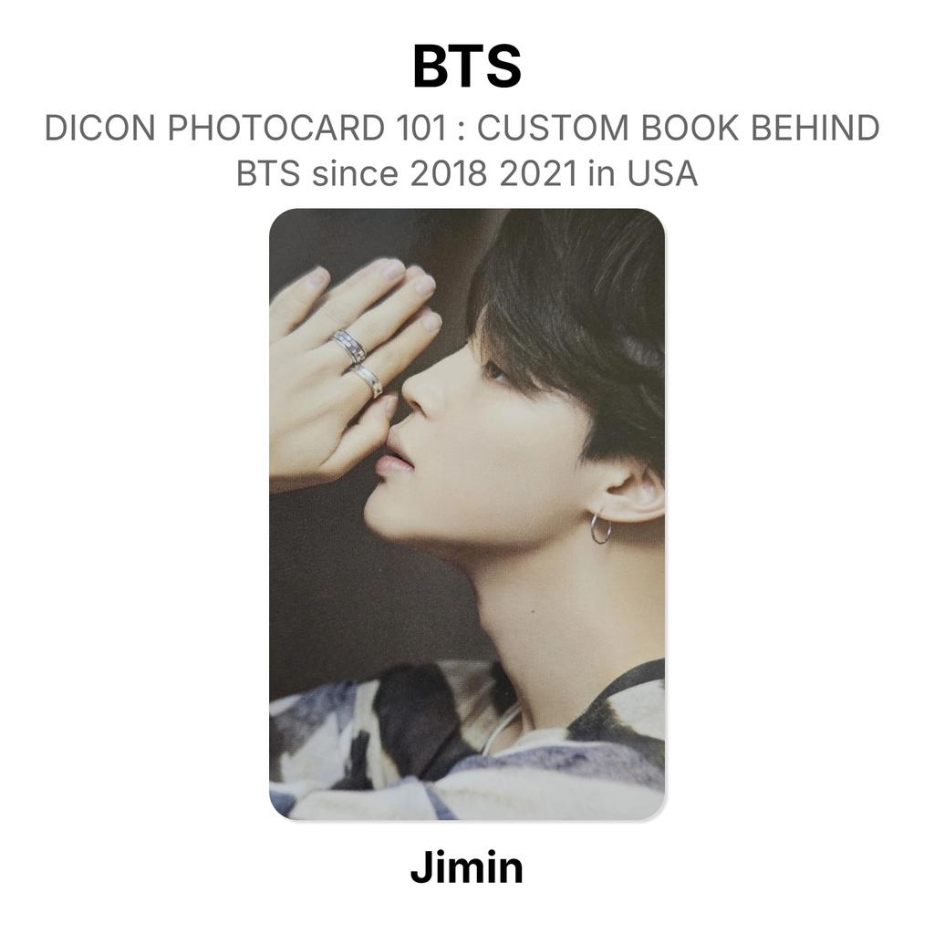 BTS DICON PHOTOCARD 101 : CUSTOM BOOK BEHIND BTS Since 2018 2021 In USA Official Photocard
