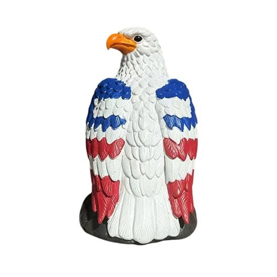 Adler Nachtlicht, Harz Adler Statue Schreibtischlampe mit warmem Schein, Handbemalte Vogel Skulptur für Heimdekoration