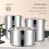 Qingwang 201 Stainless Steel Soup Pot with Lid