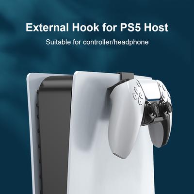 PS5 Accessories Headphone Stand Game Controller Holder Hook Wall Mount Gamepad Hanger Headset Hanging Storage Rack for Sony PS5