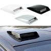 1PC Universal Car Decorative Air Flow Intake Hood Scoop Bonnet Supply Vent Sticker Cover Hood Universal Car Accessories