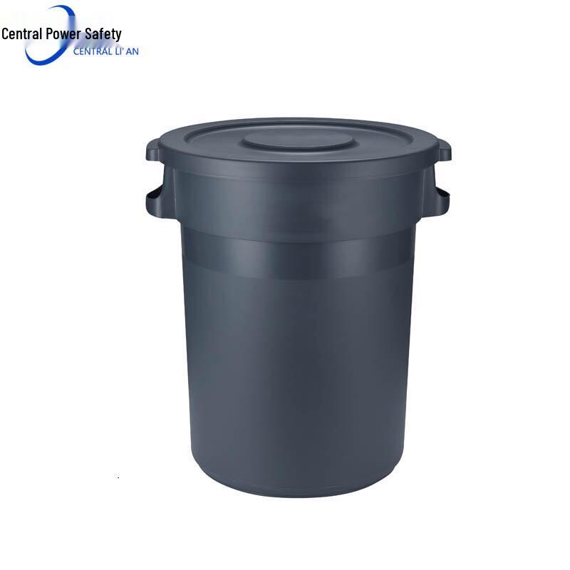 Outdoor Round Storage Bin with Lid