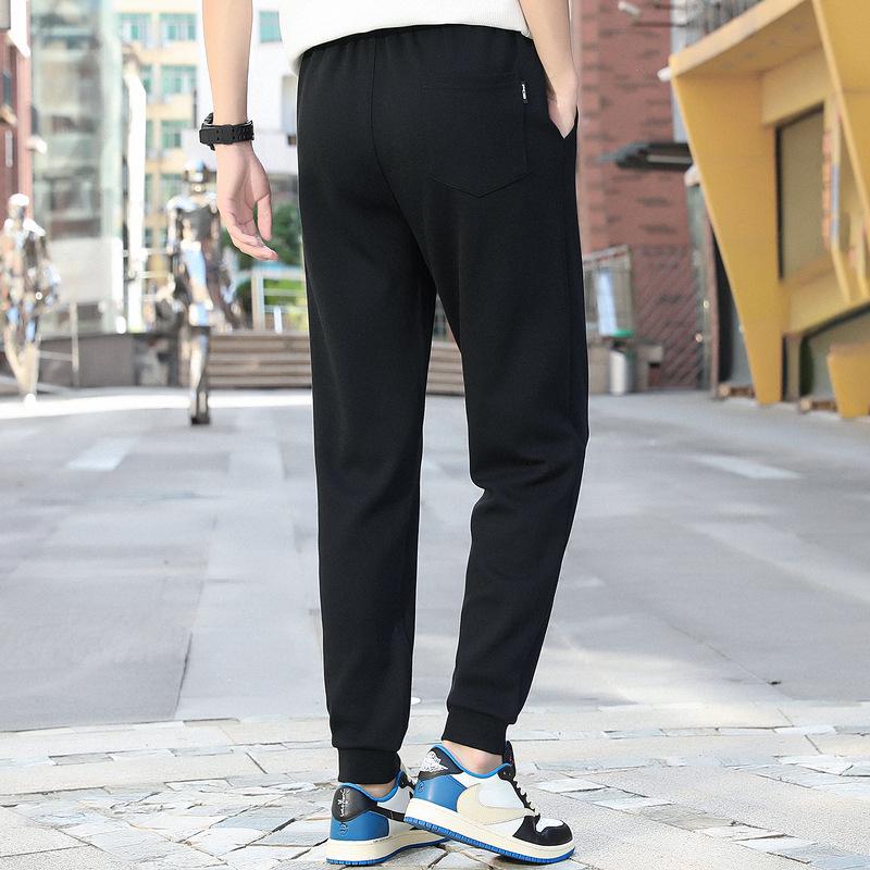Unisex Loose Fit Knitted Jogger Sweatpants - Versatile Spring & Autumn Wear