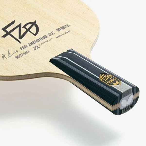 Table Tennis Racket with Zhuo Tian Butterfly Fan Zhendong ZLC CS Sticker,