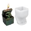Halloween Funny Pumpkin Mold Decoration Silicone Mold Pumpkin Aromatherapy Candle Gypsum Resin Mold Spooky Craft Mold