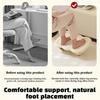 Hollow Out Adjustable Footstool Nonslip Bottom Office Desk Leg Rest Under Desk Footrest  At Work